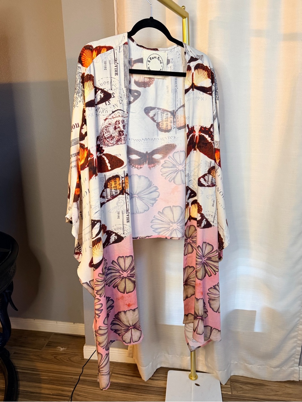 A Rare Bird Butterly Kimono